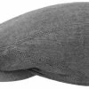 Stetson Belfast Linnen Zomer Flatcap Grijs 2 Stetson Belfast Linnen Zomer Flatcap Grijs -Hoeden Winkel 1225890692