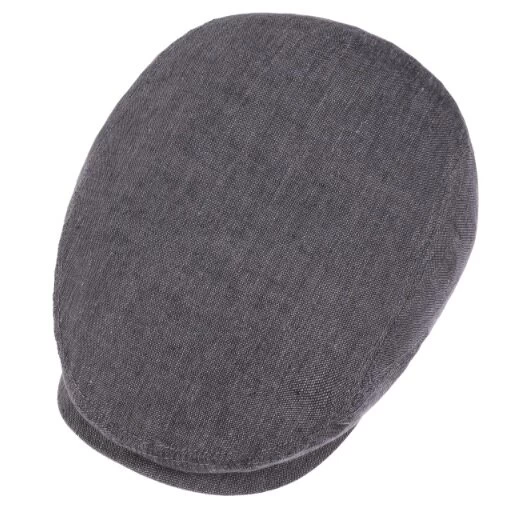 Stetson Belfast Linnen Zomer Flatcap Grijs 4 Stetson Belfast Linnen Zomer Flatcap Grijs - Afbeelding 2