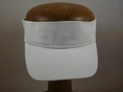 Fiebig Zonneklep / Visor Met Klitteband WIT