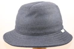 Hatland Thim Windstopper Wol Mix Bucket Met Oorkleppen Navy -Hoeden Winkel 1525092492