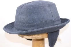 Hatland Thim Windstopper Wol Mix Bucket Met Oorkleppen Navy -Hoeden Winkel 1525092502