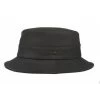 Hatland Sefton Leather Bucket BLACK -Hoeden Winkel 1526368537