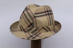 Mida Classic Trilby Beige Ruit