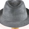 Mida Trilby Corduroy Cotton Black -Hoeden Winkel 1561965062