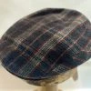 Derby Sport Flat Cap Tweed Ruit Donkerblauw Rust Rood 2 Derby Sport Flat Cap Tweed Ruit Donkerblauw Rust Rood -Hoeden Winkel 1561965712