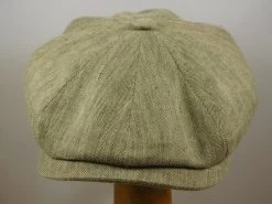 Stetson Hatteras Newsboy Chevron Herringbone Khaki -Hoeden Winkel 1570848244