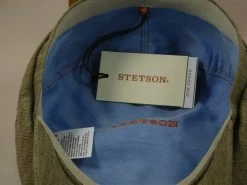 Stetson Hatteras Newsboy Chevron Herringbone Khaki -Hoeden Winkel 1570848309