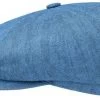Stetson Hatteras Newsboy Chevron Herringbone Blauw -Hoeden Winkel 1570851659