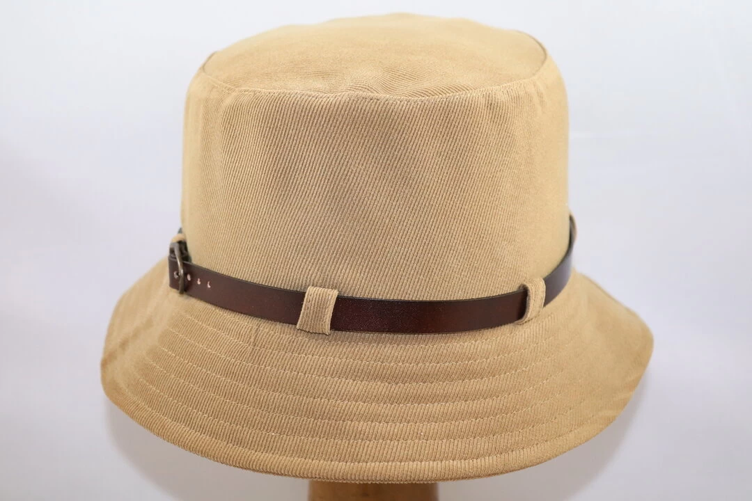 Jos Van Dijck Bucket Hat Ribbel Beige 4 Jos Van Dijck Bucket Hat Ribbel Beige - Afbeelding 2