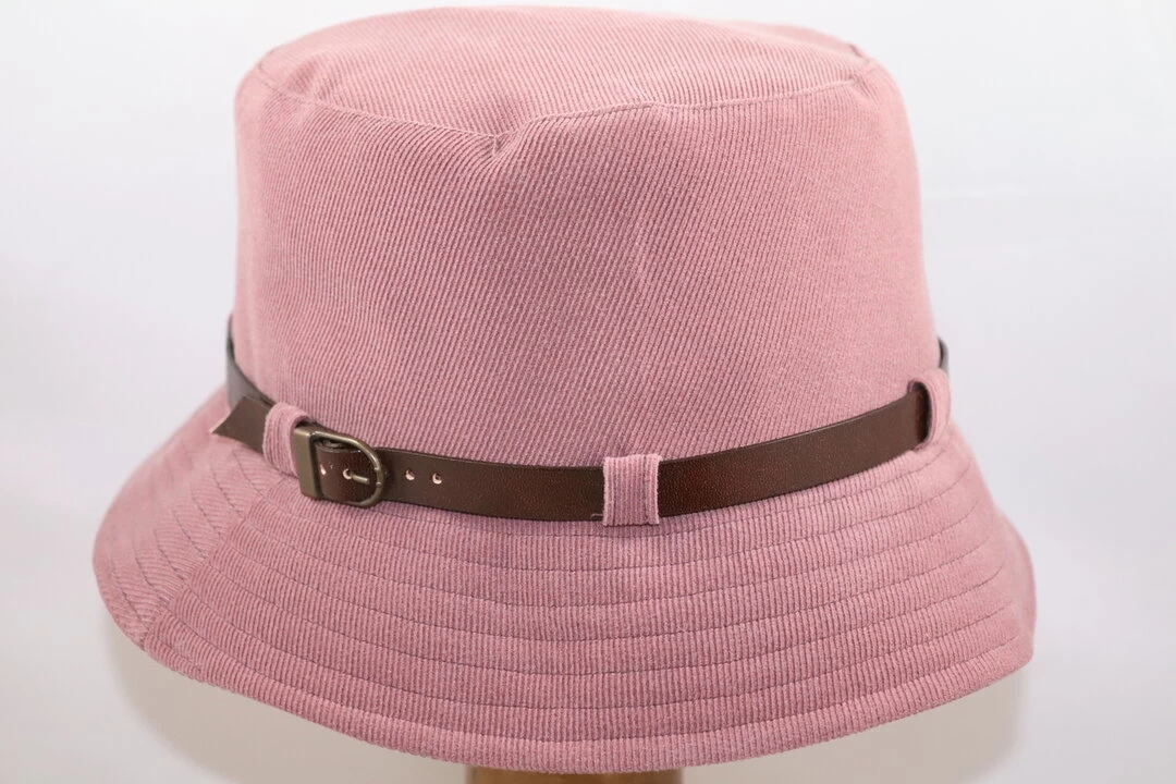 Jos Van Dijck Bucket Hat Ribbel Mauve 3 Jos Van Dijck Bucket Hat Ribbel Mauve
