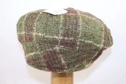 Jos Van Dijck Newsboy BallonPet Wol Groen Magenta Beige -Hoeden Winkel 1588838350