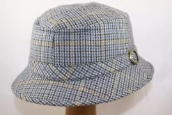 Portaluri Globetrotter Ruit Grijs Streep Oker