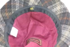 Portaluri Globetrotter Grote Ruit Grijs Streep Roest -Hoeden Winkel 1589029956