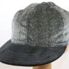 Portaluri Baseballcap Kleine Klep Fluweel Grijs Zwart -Hoeden Winkel 1589030066
