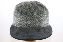 Portaluri Baseballcap Kleine Klep Fluweel Grijs Zwart 5 Portaluri Baseballcap Kleine Klep Fluweel Grijs Zwart -Hoeden Winkel 1589030071