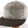 Portaluri Baseballcap Kleine Klep Fluweel Bruin -Hoeden Winkel 1589030336