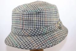 Portaluri Globetrotter Ruit Grijs Streep Turqoise