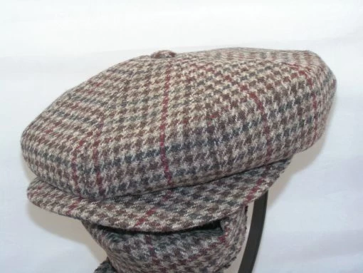 Portaluri Ballonpet Pied De Poule TAUPE -Hoeden Winkel 1589033431