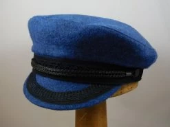 MTM Camaret-Schipperspet Wol BLEU Blauw