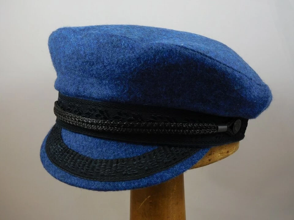 MTM Camaret-Schipperspet Wol BLEU Blauw 3 MTM Camaret-Schipperspet Wol BLEU Blauw