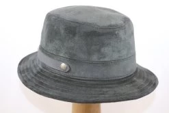 Portaluri Vissershoed Suedine Zwart