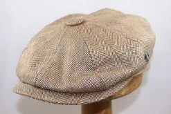 City Sport Ballonpet Zijde Visgraat BRUIN