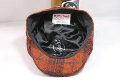 City Sport Ivy Sixpanel Harris Tweed Ruit Roest -Hoeden Winkel 1609742036
