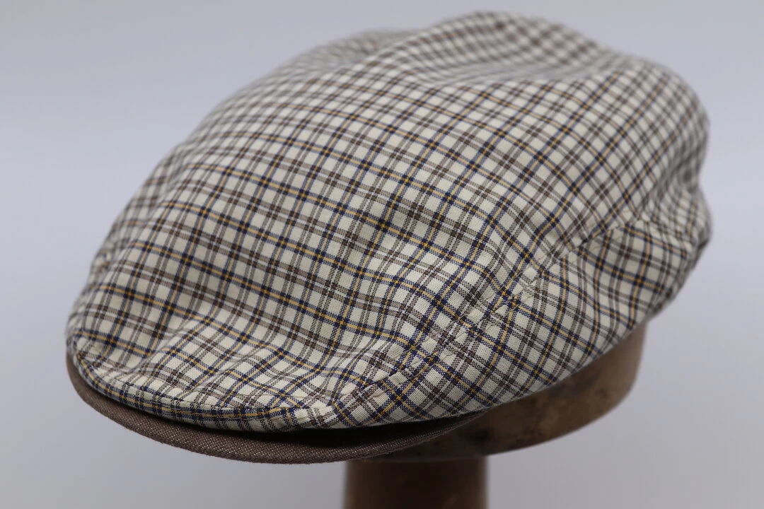 Derby Sport Flat Cap Ruit Met Bruin Contrast 3 Derby Sport Flat Cap Ruit Met Bruin Contrast