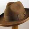 Tesi Atlantic Haarvilt Wide Brim Dark Camel -Hoeden Winkel 1648848020