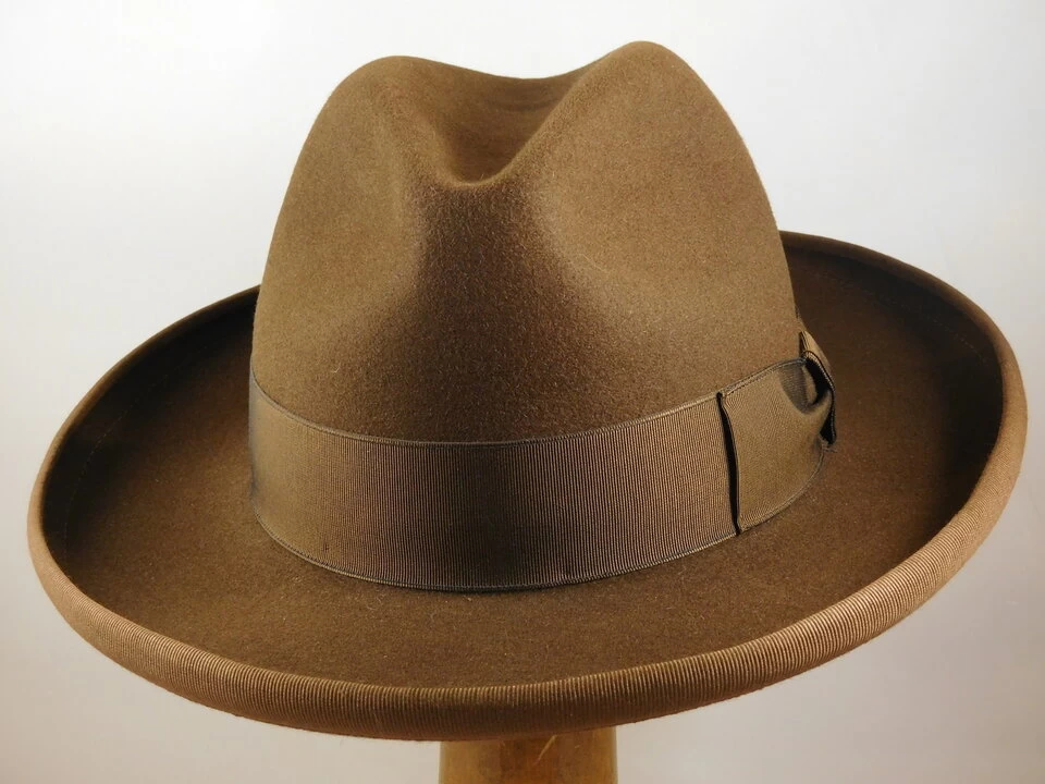 Tesi Atlantic Haarvilt Wide Brim Dark Camel 4 Tesi Atlantic Haarvilt Wide Brim Dark Camel - Afbeelding 2
