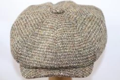 Stetson Hatteras Newsboy Harris Tweed Grijs Oker -Hoeden Winkel 1649570189