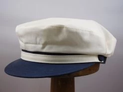 Portaluri Schipperspet Katoen MARINEBLAUW CREME