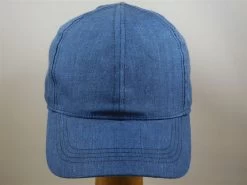 Wigens Baseballcap Linnen Jeansblauw -Hoeden Winkel 1685226817
