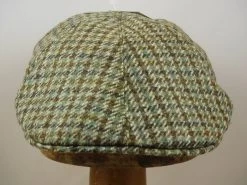 Portaluri Ivy Sixpanel Pied De Poule GROEN -Hoeden Winkel 1706039854