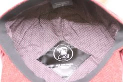 City Sport Klassieke Pet Velvet Contrast Wijnrood -Hoeden Winkel 1747528089