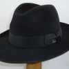 Panizza Fedora Napoli Premium Wolvilt Zwart