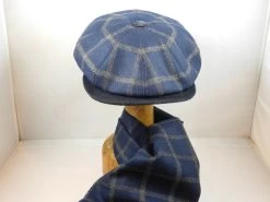 Portlaluri Ballonpet BLAUW BEIGE Ruit -Hoeden Winkel 1764763989