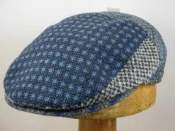 Portaluri Platte Pet Patchwork BLAUW GRIJS -Hoeden Winkel 1764765981