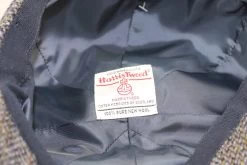 Wigens Newsboy Classic Cap Harris Tweed Dark Blue -Hoeden Winkel 1784283696