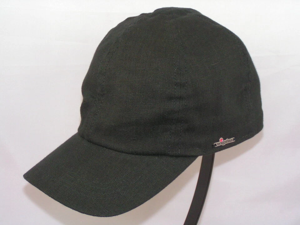 Wigens Bernt Baseball Cap Linnen Zwart 4 Wigens Bernt Baseball Cap Linnen Zwart - Afbeelding 2