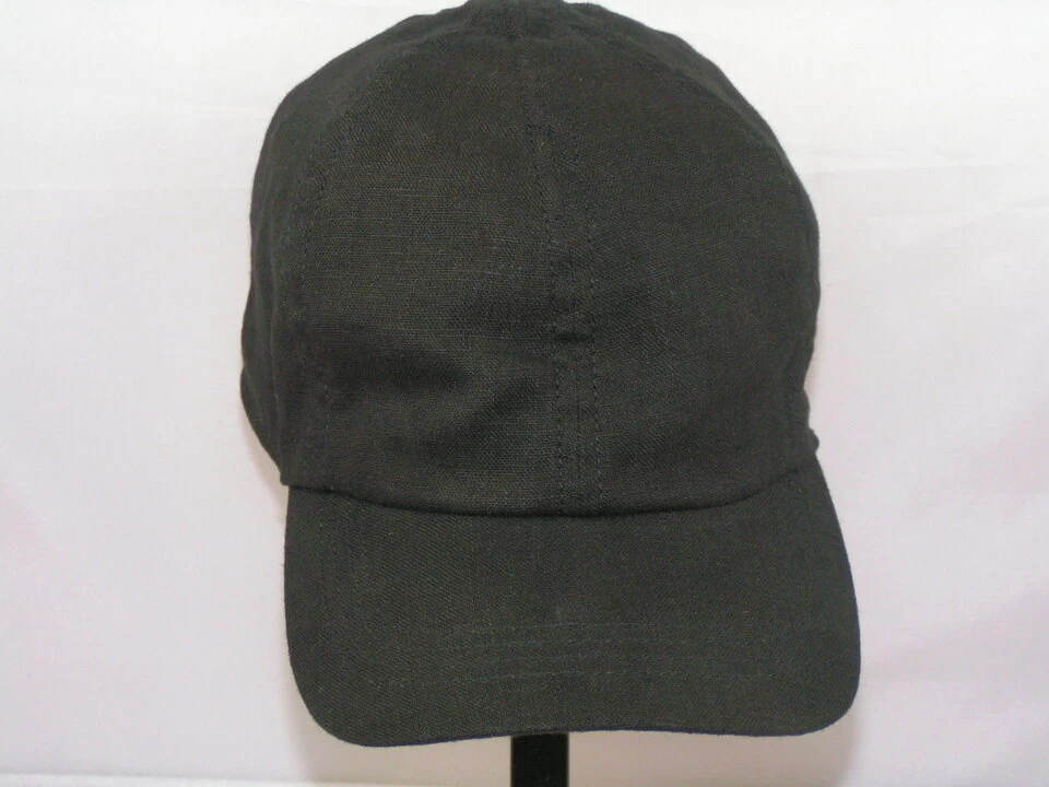 Wigens Bernt Baseball Cap Linnen Zwart 5 Wigens Bernt Baseball Cap Linnen Zwart - Afbeelding 3
