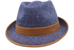 Jos Van Dijck Trilby Blauw Contrast Bruin 7 Jos Van Dijck Trilby Blauw Contrast Bruin -Hoeden Winkel 1792417608