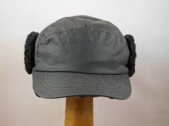 Hatland Timberwax Waxpet Met Dubbele Oorklep Antraciet -Hoeden Winkel 1802705418