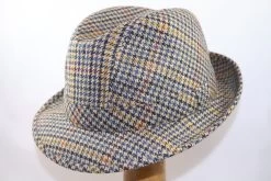 Portaluri Trilby Tweedhoed Ruit Beige