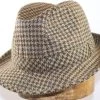 Portaluri Trilby Tweedhoed Ruit Bruin 2 Portaluri Trilby Tweedhoed Ruit Bruin -Hoeden Winkel 1804051065