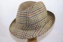 Portaluri Trilby Tweedhoed Grote Ruit Beige