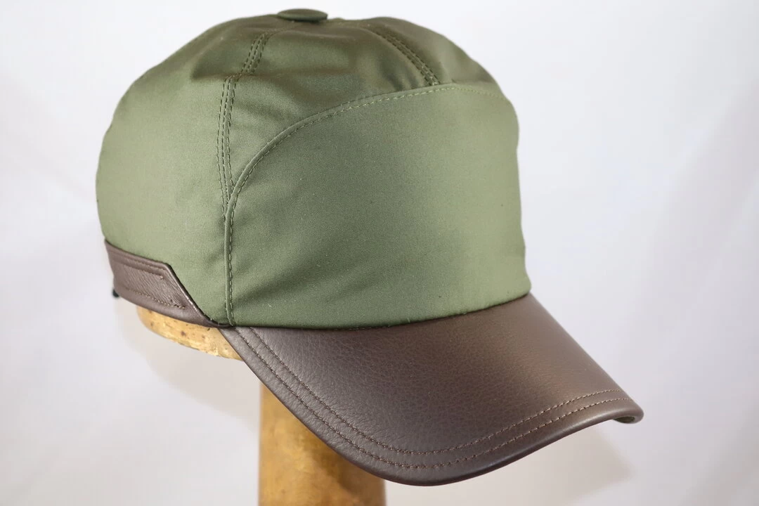 Wigens Baseballcap Wax Met Oorkleppen Olive 5 Wigens Baseballcap Wax Met Oorkleppen Olive - Afbeelding 3