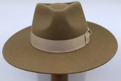 Bronte Fedora Bowie Special Edition Wolvilt Camel -Hoeden Winkel 1805891802