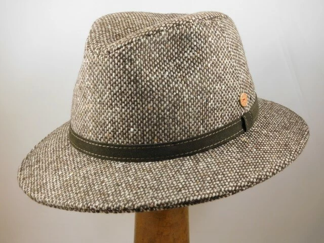 Mayser Hugo Wol Spikkel Tweed BRUIN 3 Mayser Hugo Wol Spikkel Tweed BRUIN