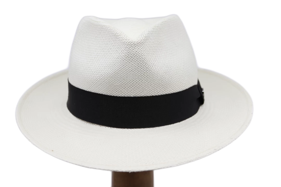 Vintimilla Fedora Klassiek Panama Wit 4 Vintimilla Fedora Klassiek Panama Wit - Afbeelding 2